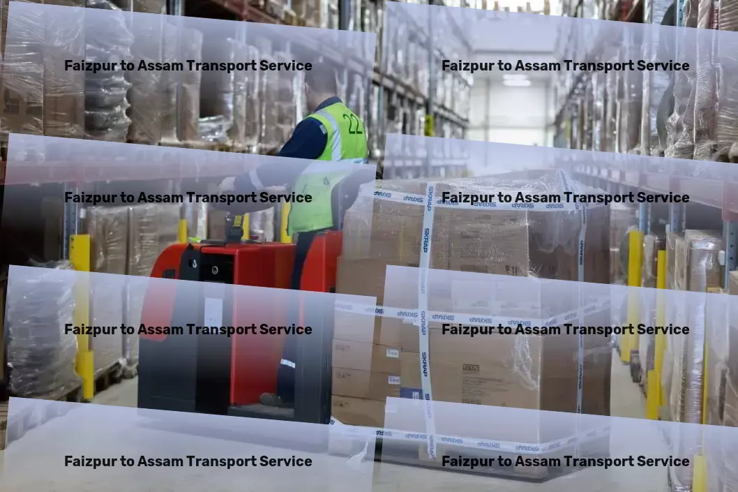 Faizpur to Assam Transport Heavy parcel shipping