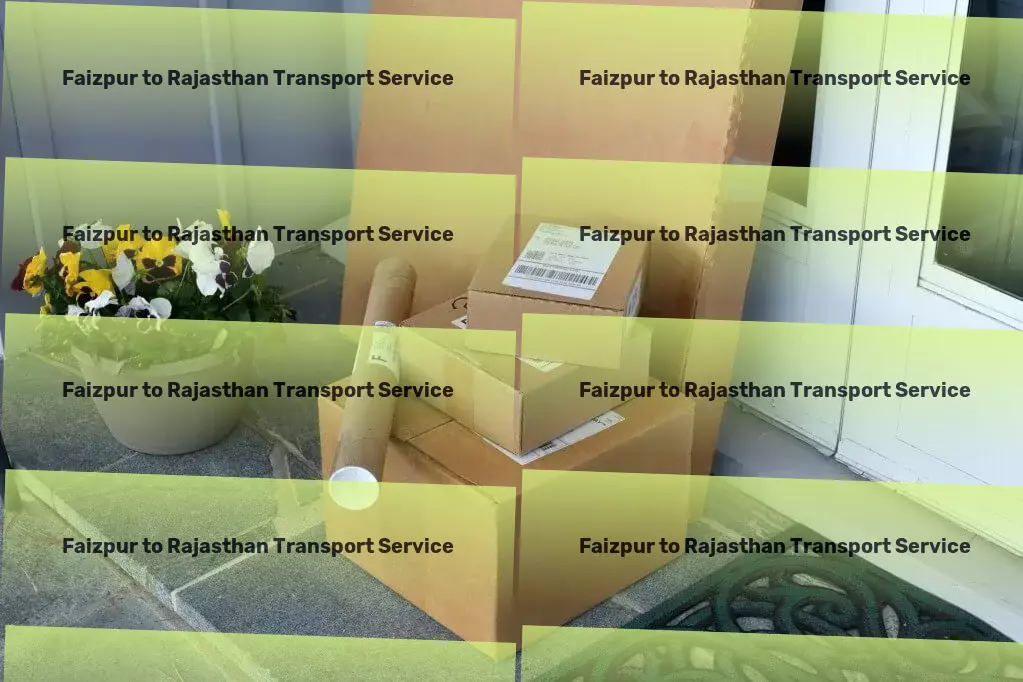 Faizpur to Rajasthan Transport Our mission: To revolutionize transportation within India! - On-demand transport