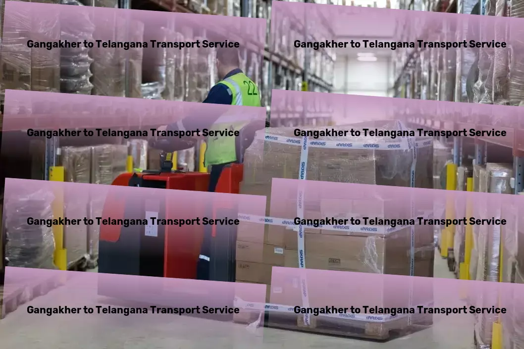 Gangakher to Telangana Transport High-capacity goods logistics