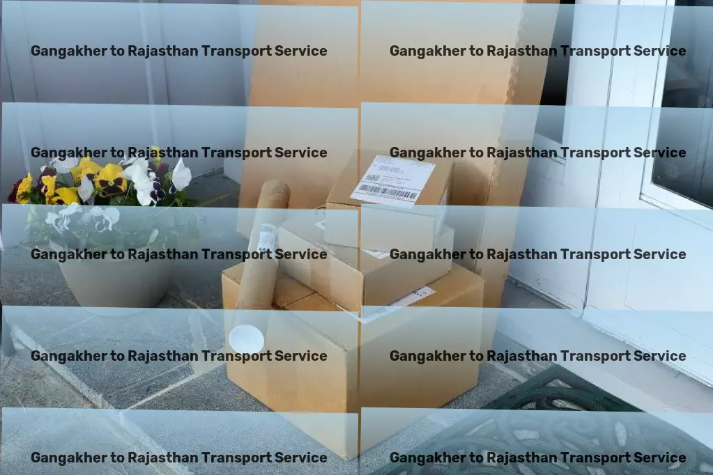 Gangakher to Rajasthan Transport Efficient packers and movers