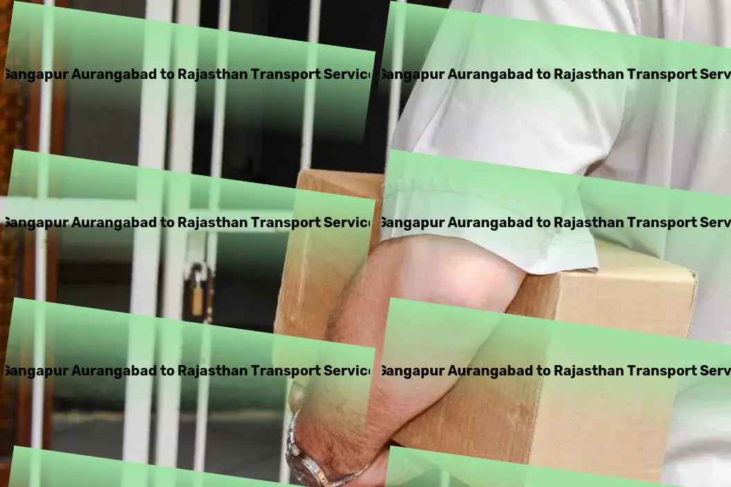 Gangapur Aurangabad to Rajasthan Transport Secure door-to-door cargo