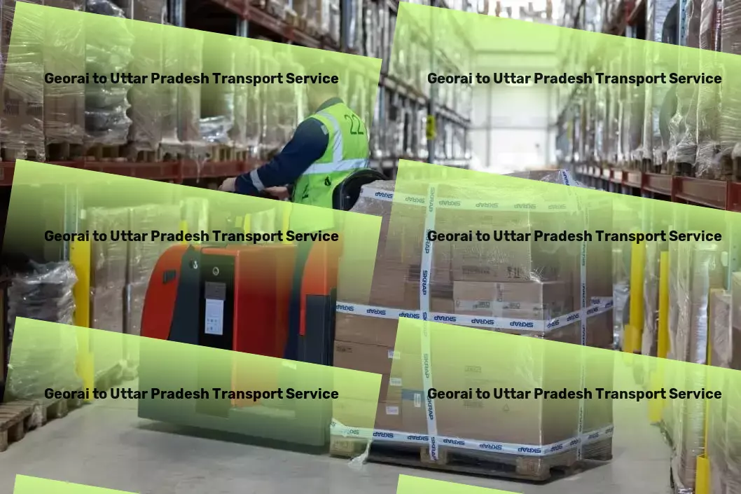 Georai to Uttar Pradesh Transport Long-distance logistics